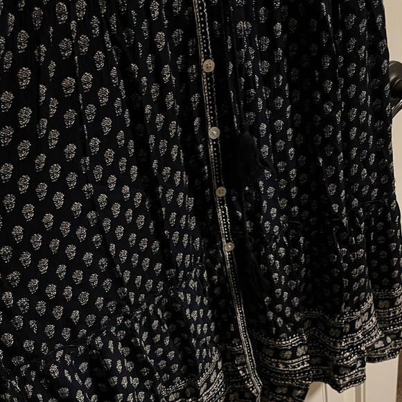 Faherty Midnight Blue and White Maxi Dress - Picture 5 of 8